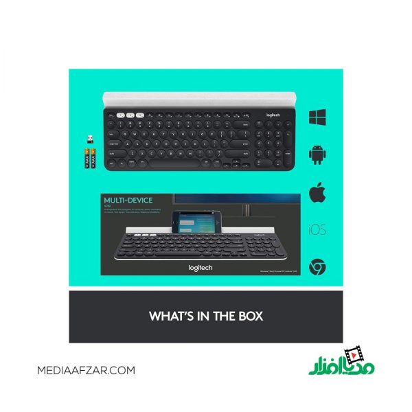 کیبورد بی‌سیم لاجیتک مدل Logitech K780