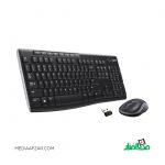 کیبورد و ماوس بی سیم لاجیتک مدل Logitech MK270