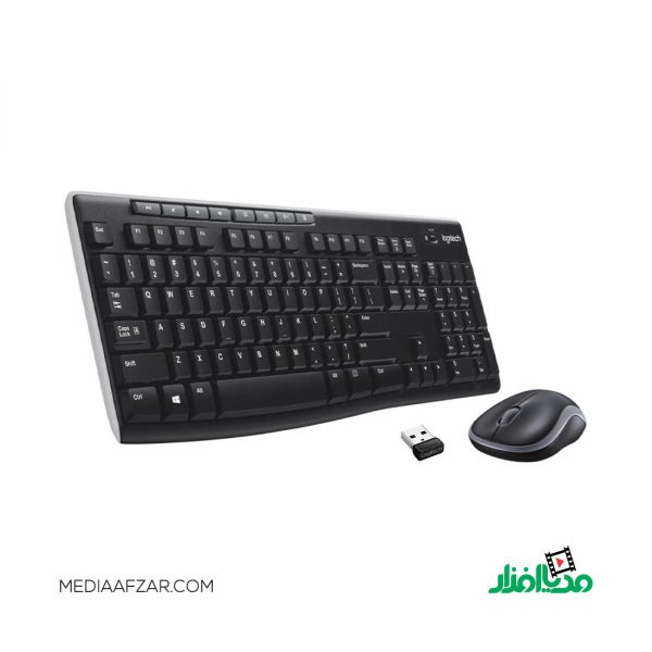 کیبورد و ماوس بی سیم لاجیتک مدل Logitech MK270