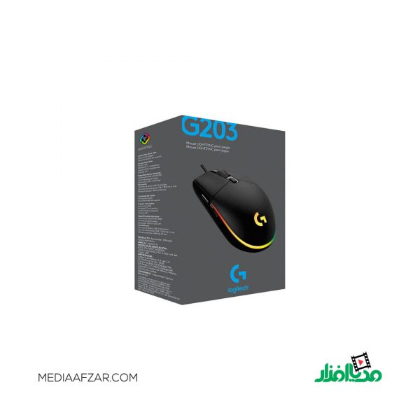 ماوس باسیم گیمینگ لاجیتک مدل Logitech G203