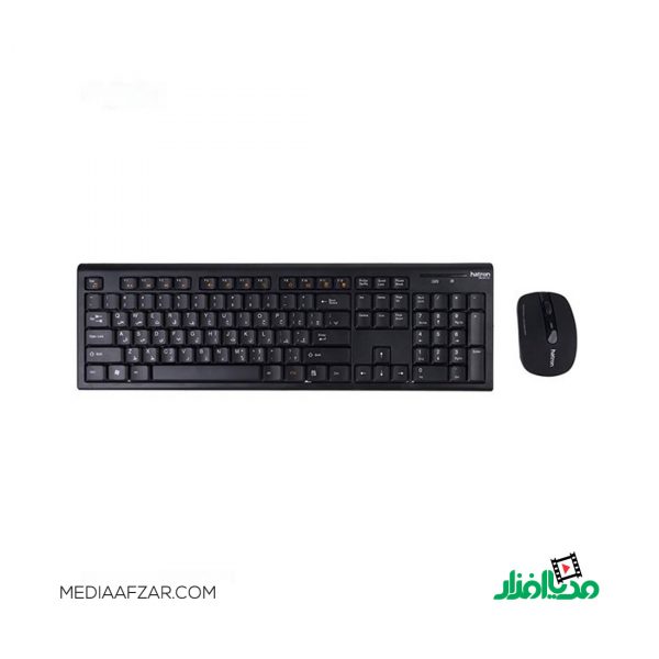کیبورد و ماوس بی‌سیم هترون مدل Hatron HKCW130