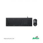 کیبورد و ماوس باسیم رپو مدل Rapoo NX2100