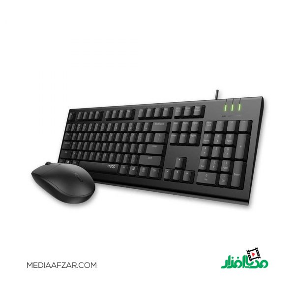 کیبورد و ماوس باسیم رپو مدل Rapoo X125s
