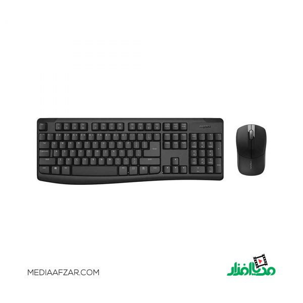 کیبورد و ماوس بی‌سیم رپو مدل Rapoo X1800 Pro