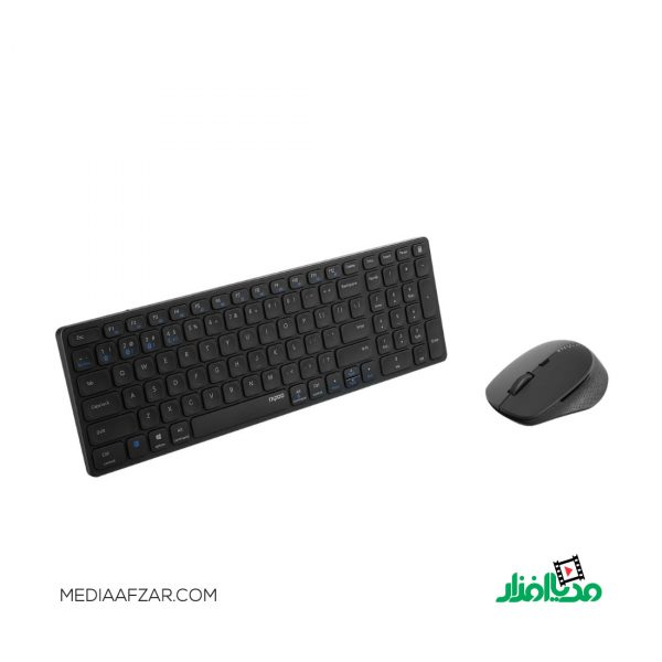 کیبورد و ماوس بی‌سیم رپو مدل Rapoo 9350M