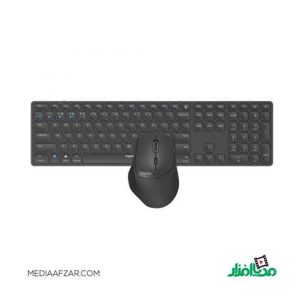 کیبورد و ماوس بی‌سیم رپو مدل Rapoo 9800M
