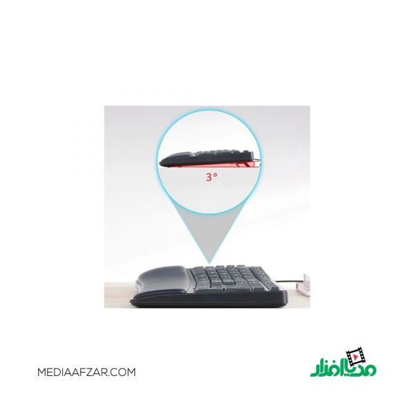 کیبورد باسیم ارگونومیک رپو مدل Rapoo NK8800