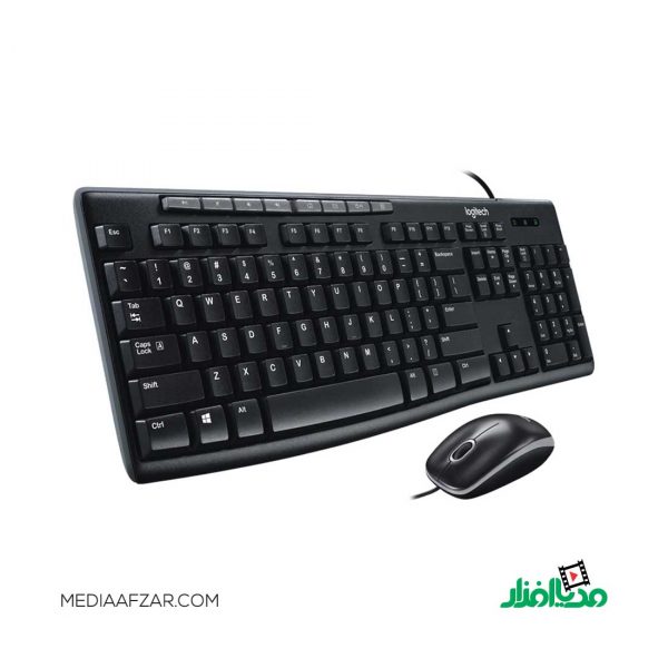 کیبورد و ماوس باسیم لاجیتک مدل Logitech MK200