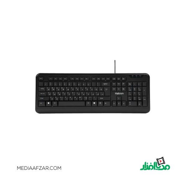 کیبورد باسیم هترون مدل Hatron HK240 کیبورد باسیم هترون مدل Hatron HK240