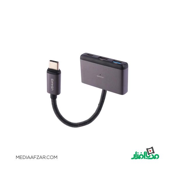 مبدل هاب Type-C یوسمز مدل USAMS SJ628