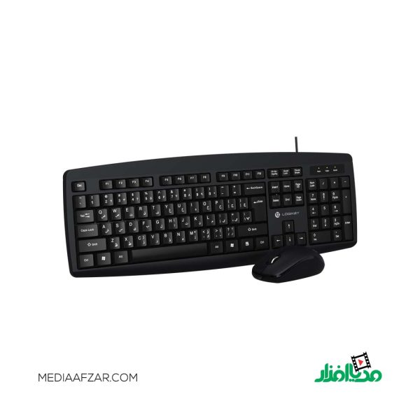 کیبورد و ماوس باسیم لاجیکی مدل Logikey KM113B