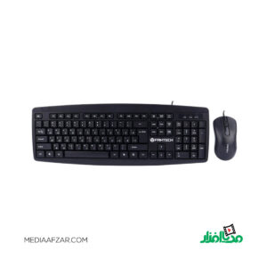 کیبورد و ماوس باسیم فنتک مدل Fantech KM100