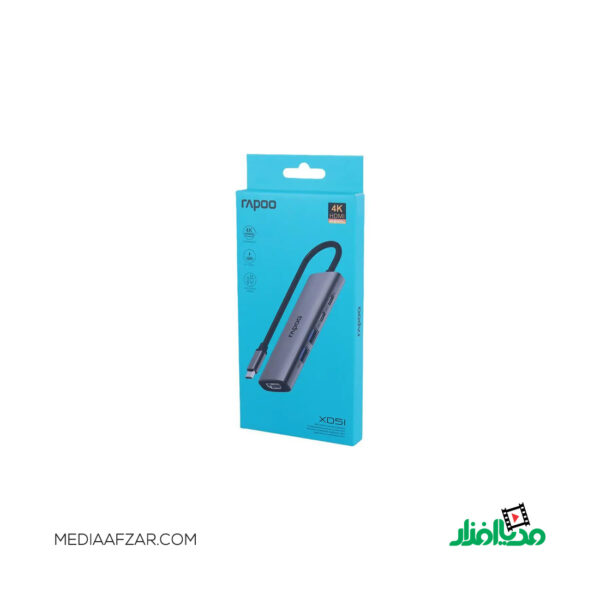مبدل هاب Type-C رپو مدل Rapoo XD51