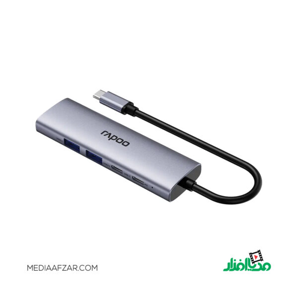 مبدل هاب Type-C رپو مدل Rapoo XD51