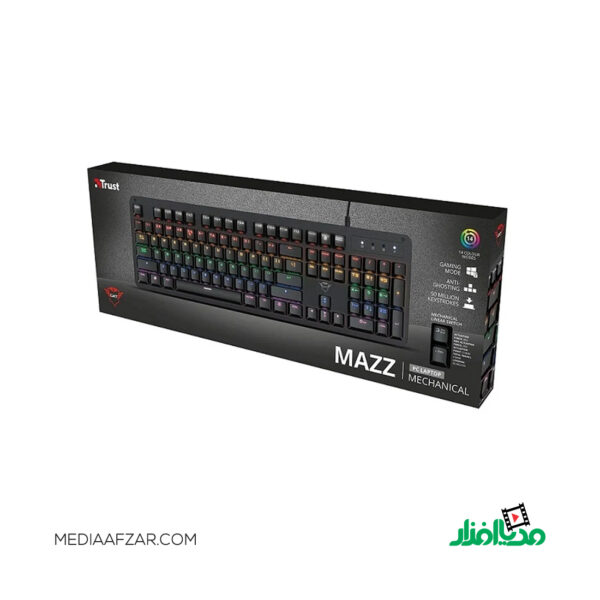کیبورد گیمینگ تراست مدل Trust GXT863 Mazz
